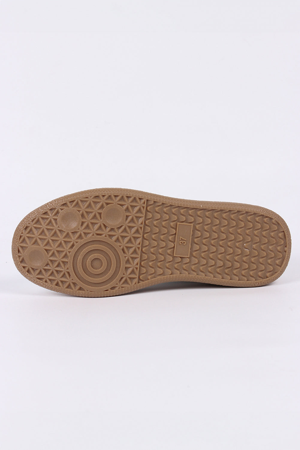 Color Contrast PU Leather Lace-up Sneakers