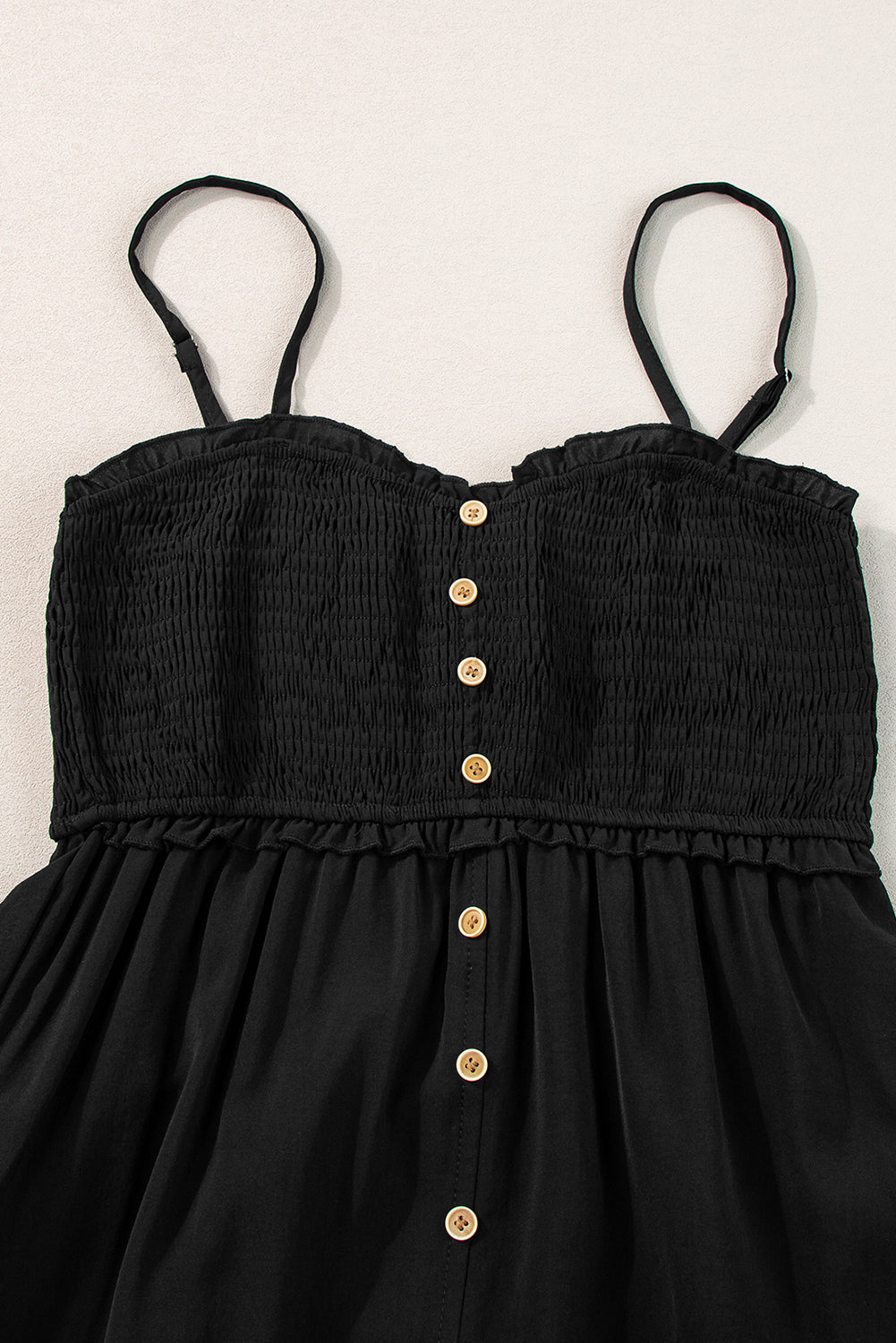 Dress for Women Spaghetti Straps Shirred Front
