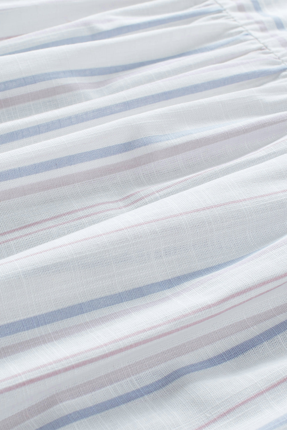 Top for Women Striped Print Relaxed Fit