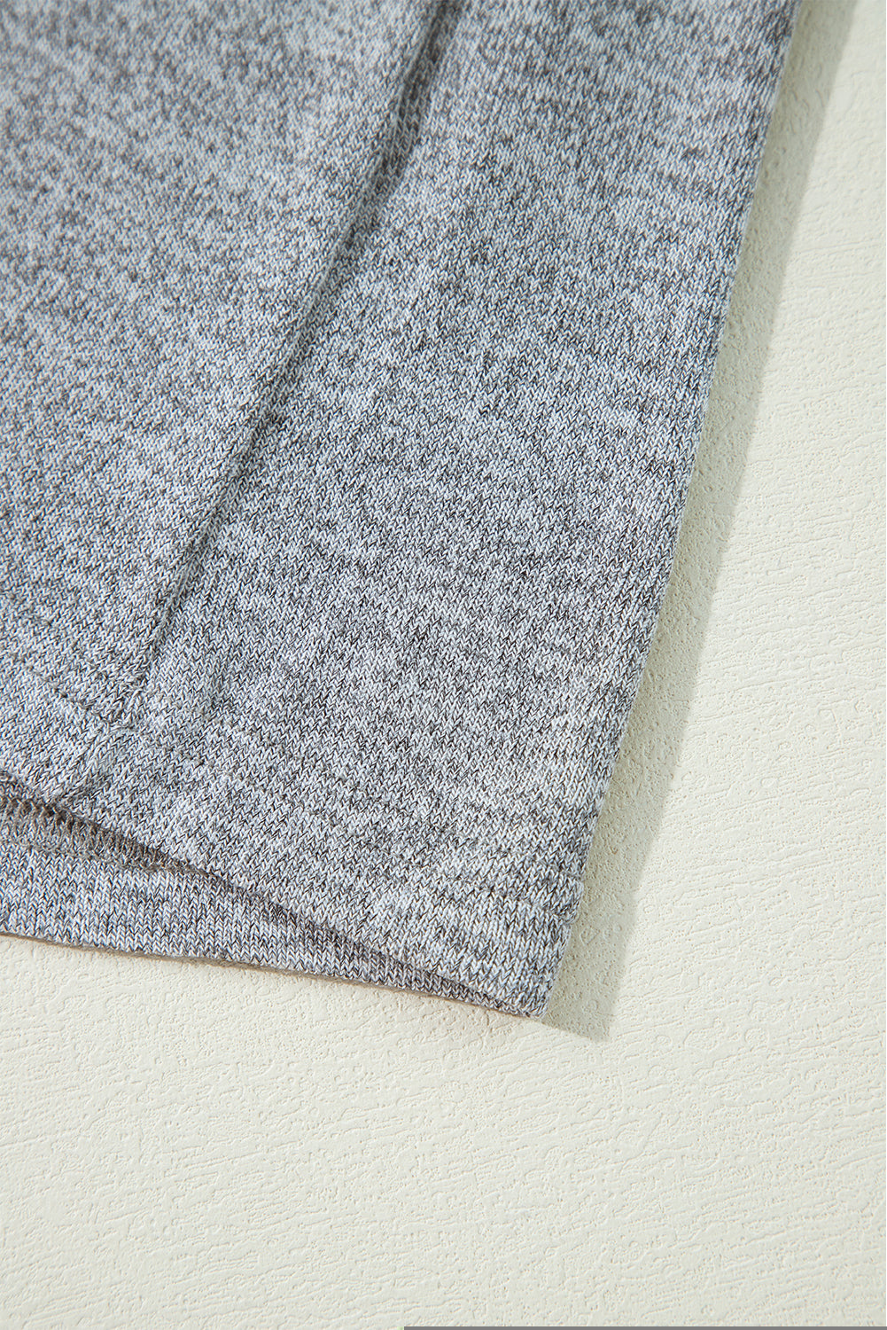 Solid High Rise Open-Front Lightweight Cardigan