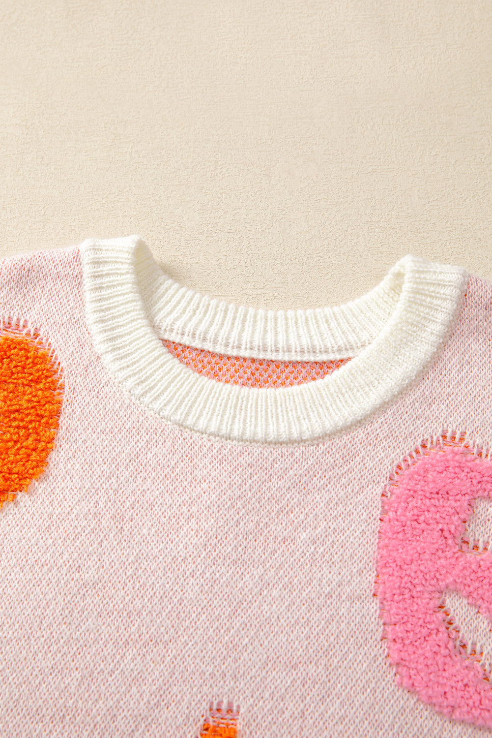 Halloween Cute Pumpkin Pattern Knit Top