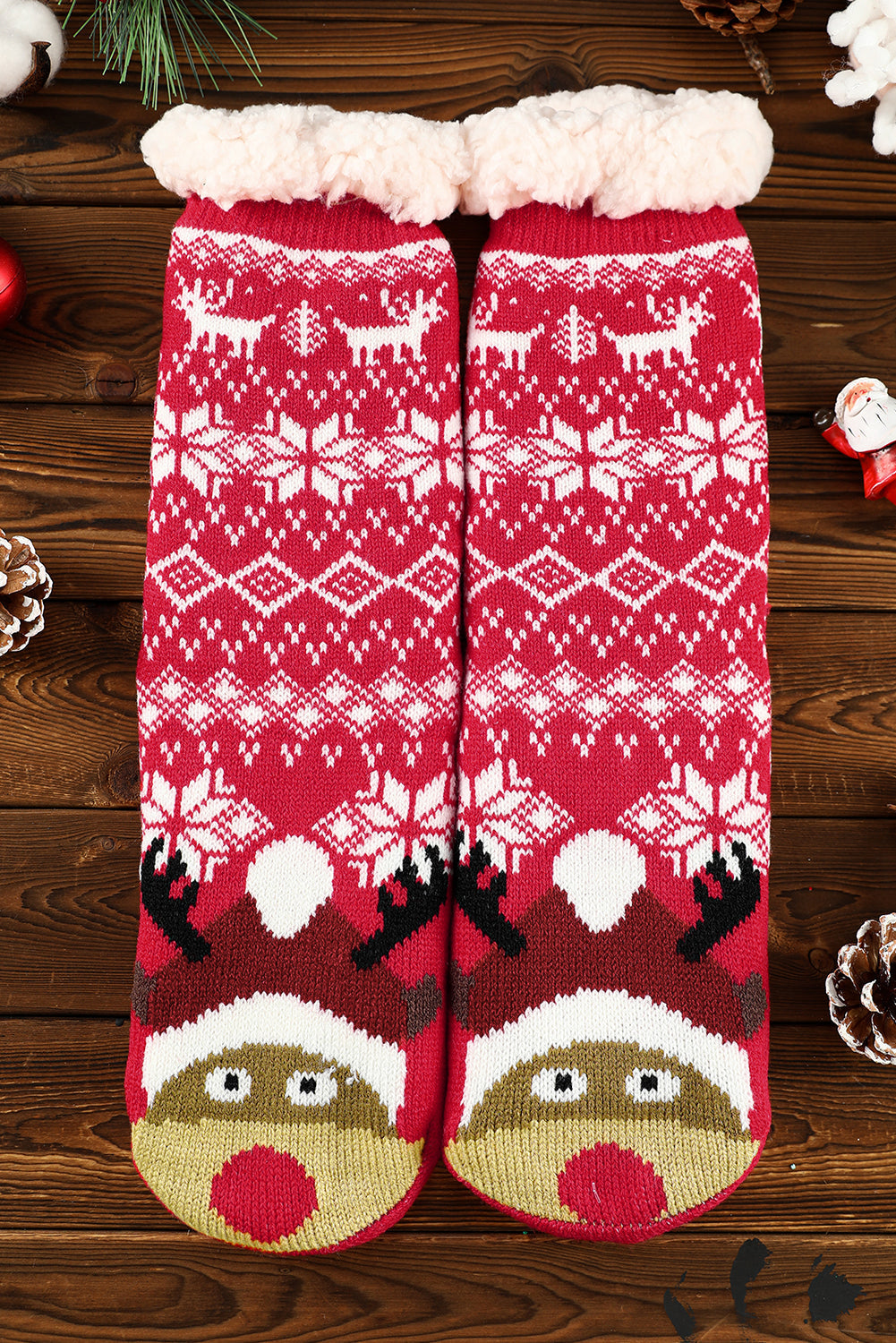 Christmas Flake Thermal Socks