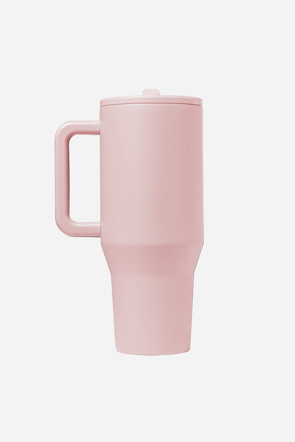 Frosted Large Stainless Handle Vacuum Cup with Straw 40oz