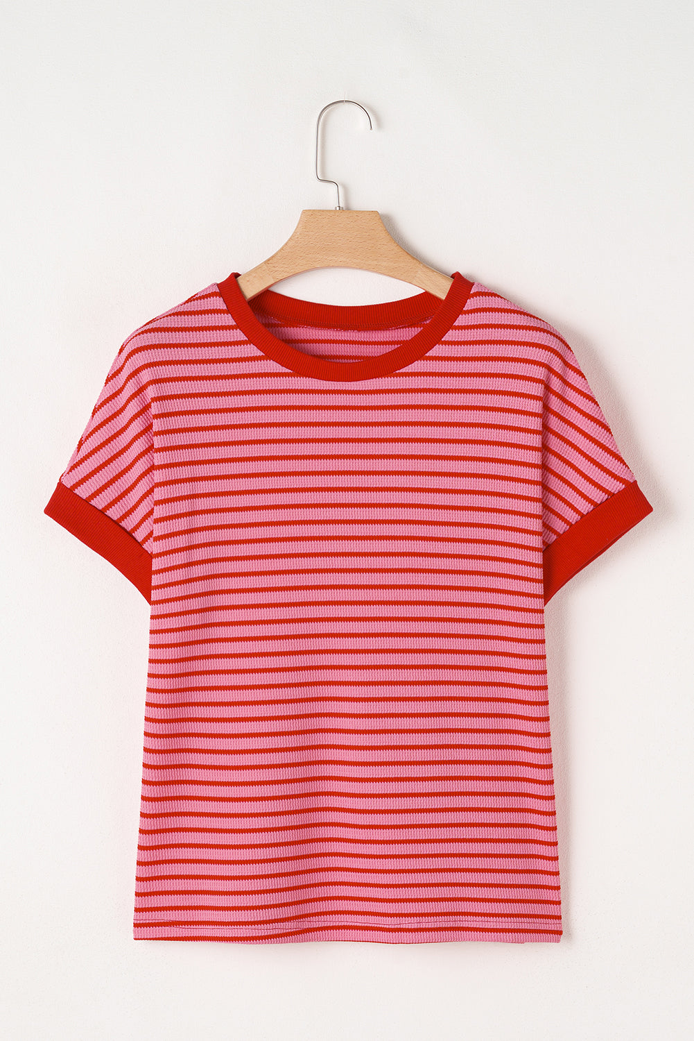 Knit Round-Neck T Shirt