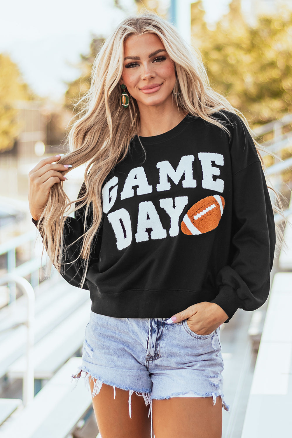 Sweat-shirt à capuche graphique GAME DAY