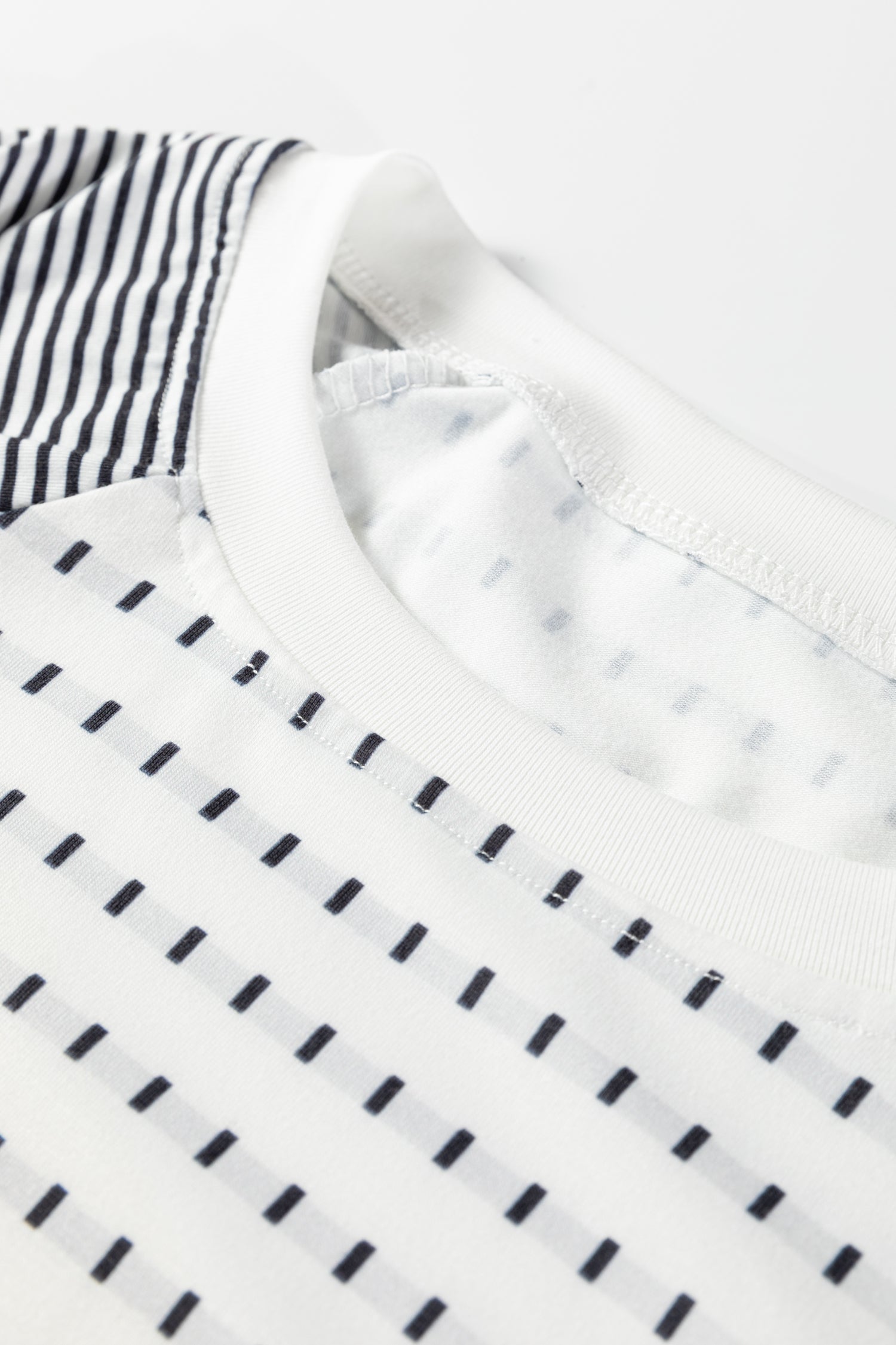 Raglan Patchwork Long-Sleeved Tee