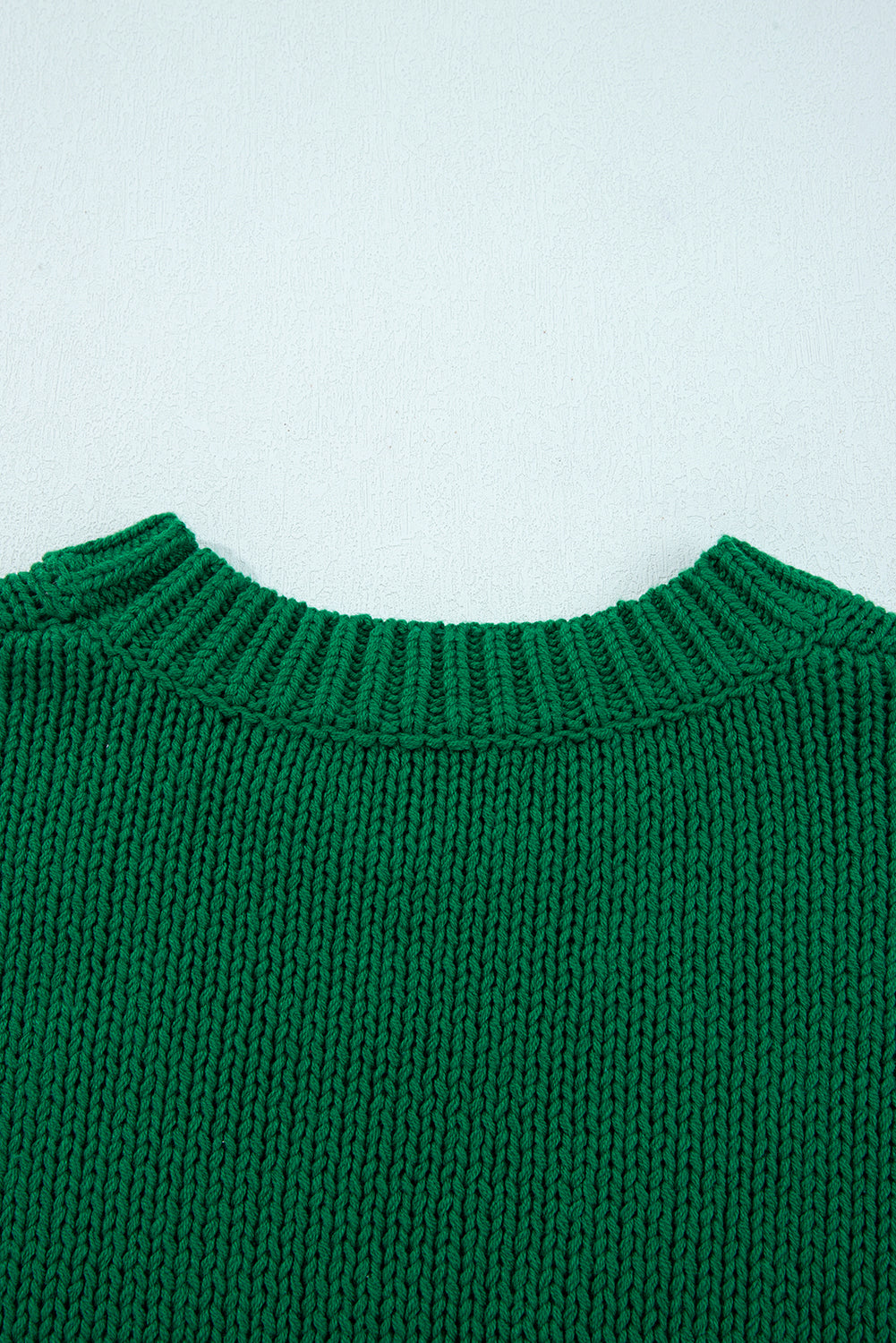 Graphic Plaid Bow Christmas Knit Top