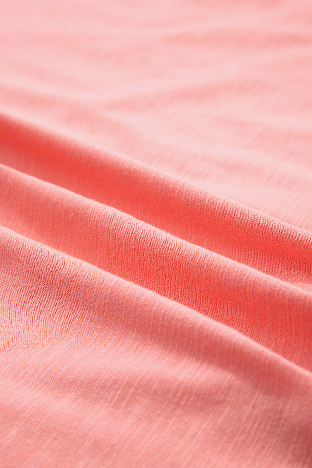Exposed Flower Patched Seam Bracelet Sleeve Roomy T Shirt