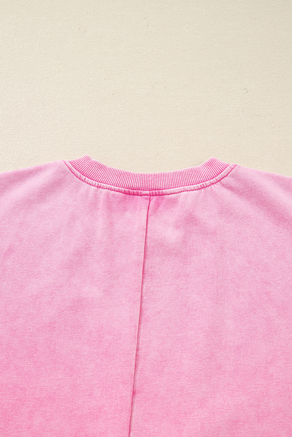 Mineral Crew-Neck Wash Crossed Loose Sweatshirt