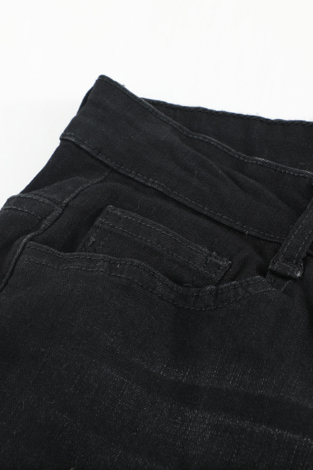 Jeans for Women Wash Vintage Black Wide-Leg