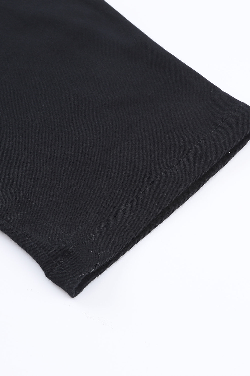 Women's Jumpsuit with Cropped Button Straps Pocket-Detail