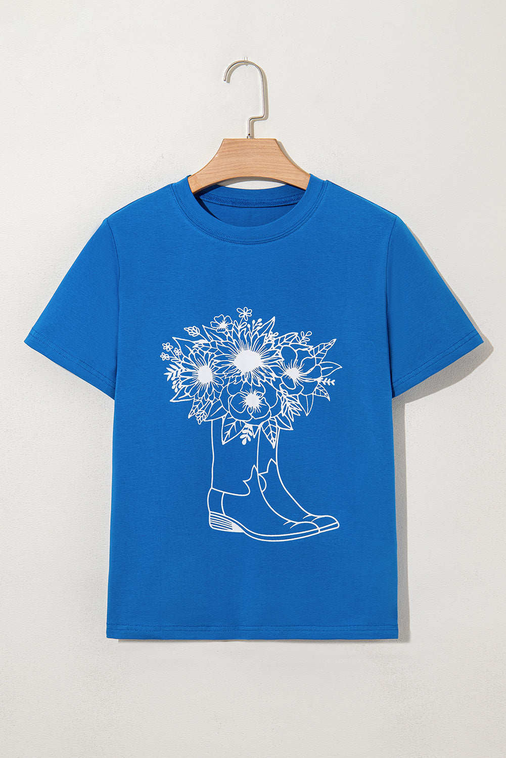 Sunflower Boots Graphic Western Fashion T Shirt