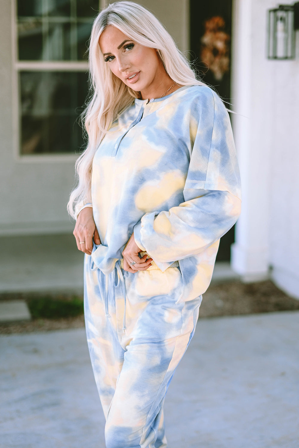 Women's Outfit Featuring Pants Top Drawcord