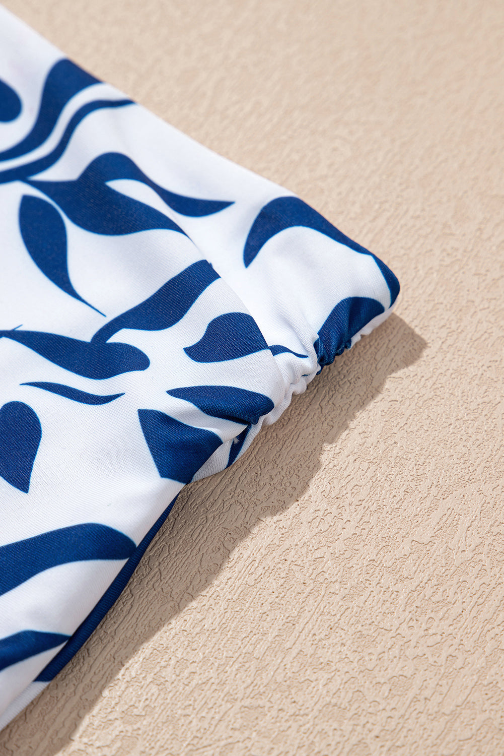 Printed One-shoulder High Waisted Bikini
