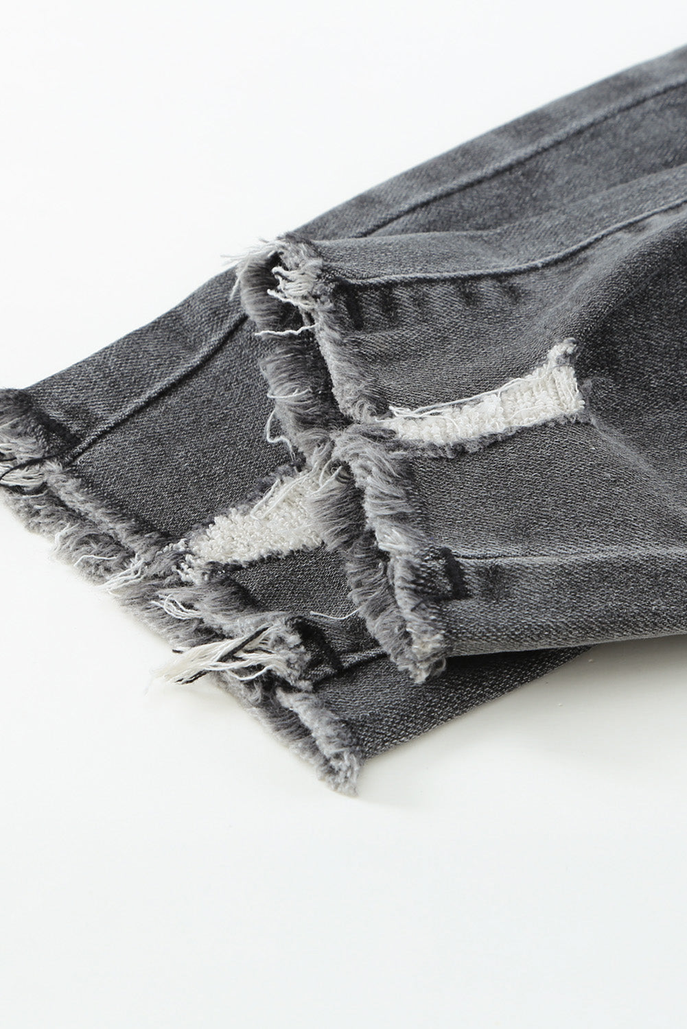 Jeans for Women Elastic Waist Hole Ripped