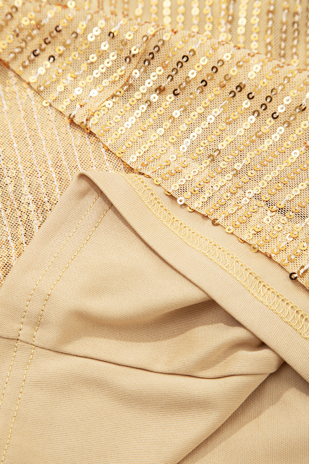 Sleeve Metallic Balloon Button-Front High Neck Loose Blouse