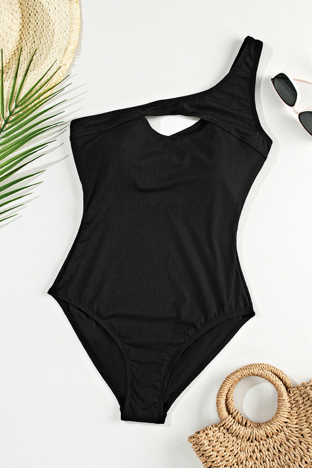 Women's Swimsuit with One Shoulder One Piece