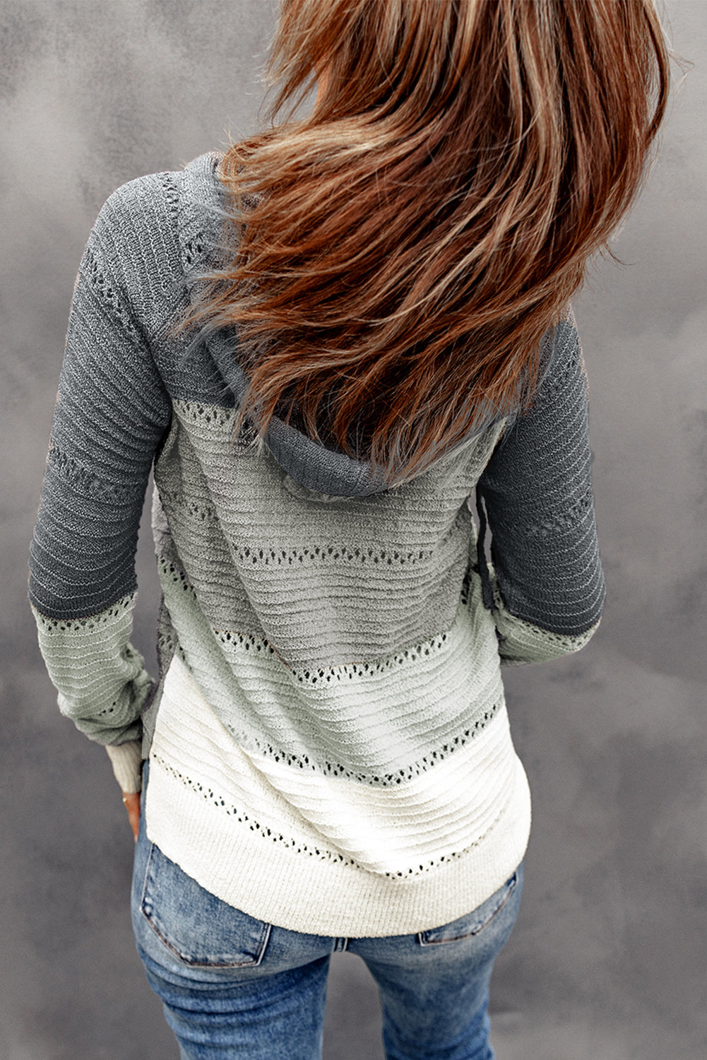Beach Bonfire Knit Hoodie