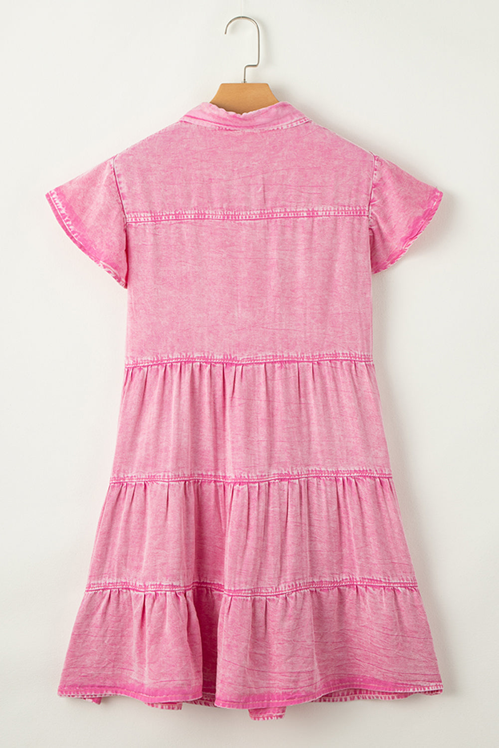 Dress for Women Mineral Washed Layered Chambray