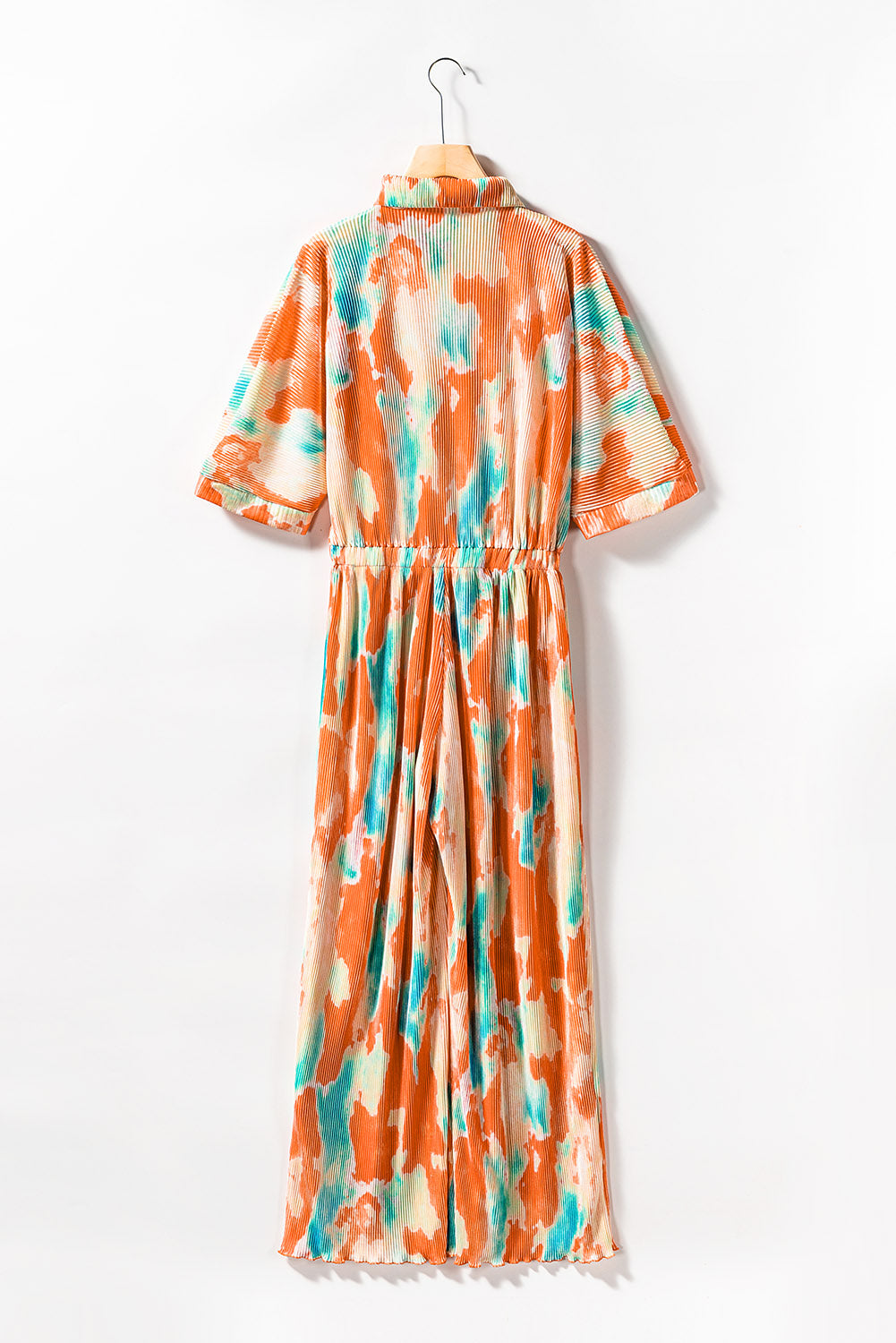 Women's Shirt Collar Loose Bohemian Jumpsuit