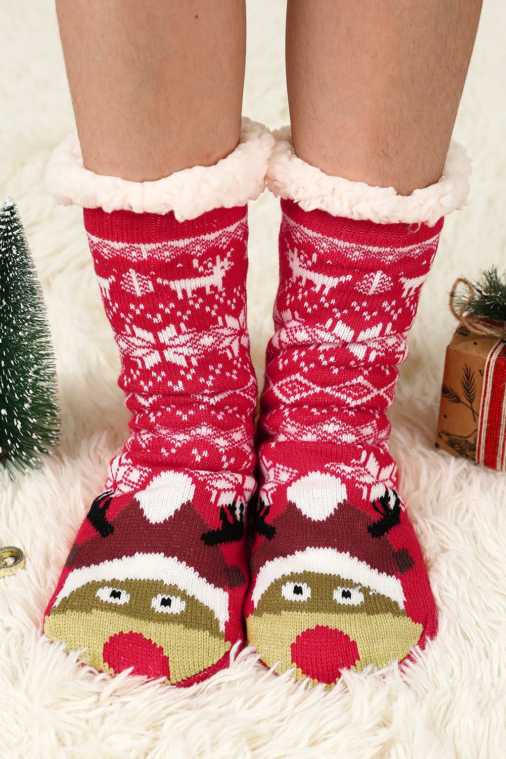 Christmas Flake Thermal Socks