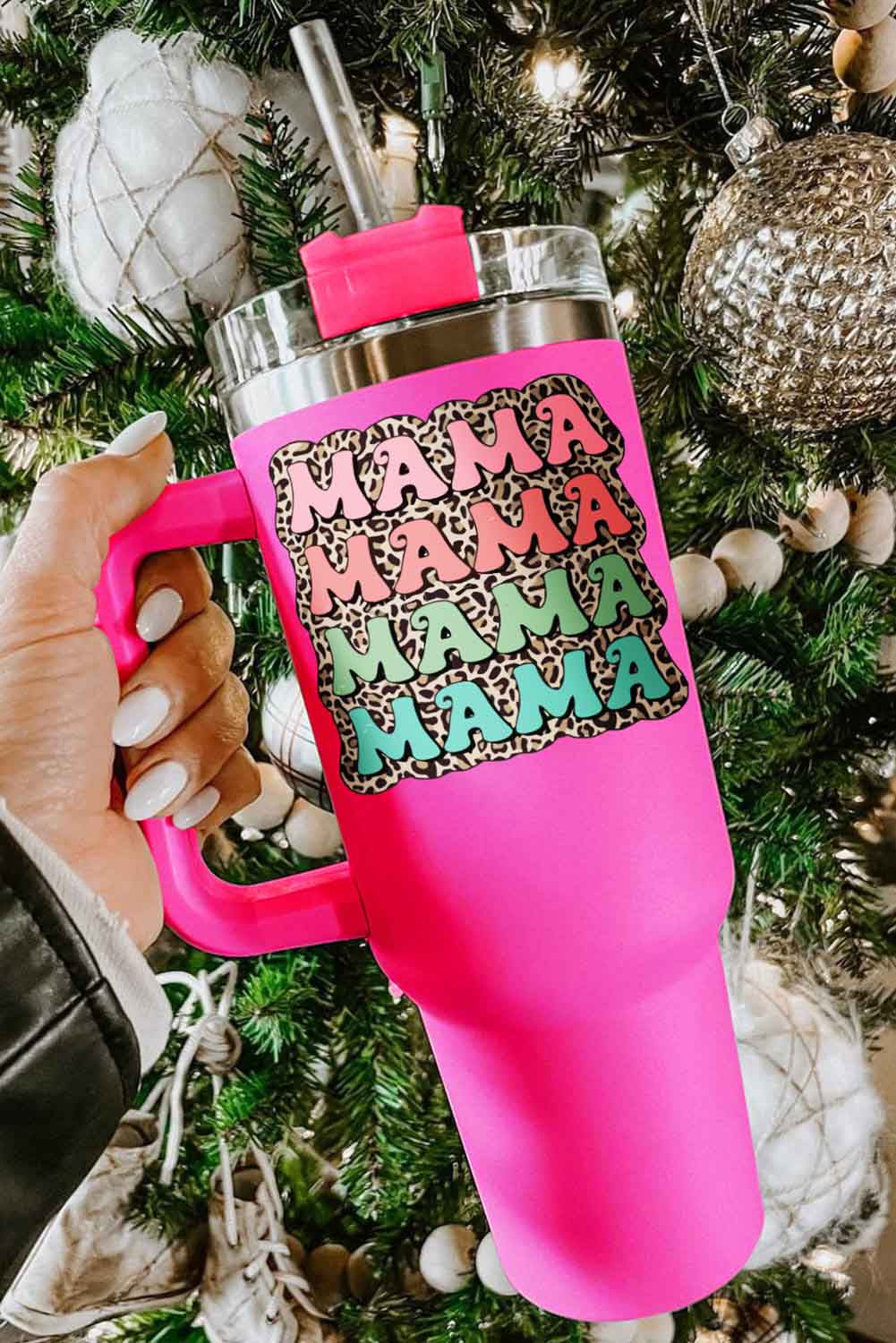 Leopard 304 MAMA 304 Stainless Steel Double Insulated Cup 40oz