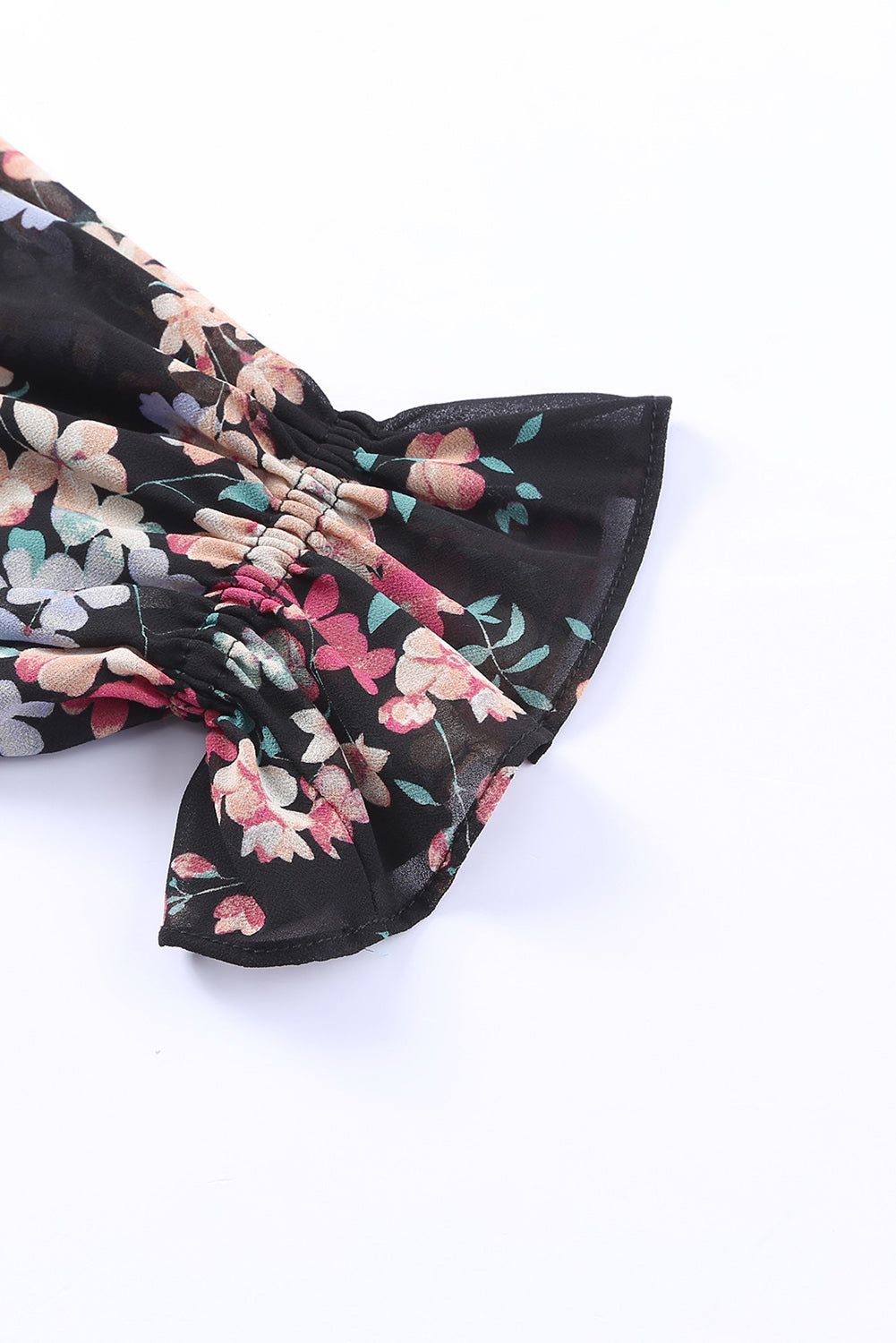 Women's Wildflower Print Chiffon Blouse