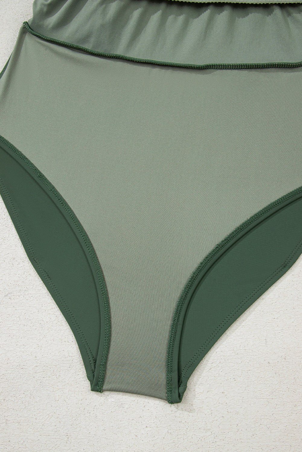 Side Tied Waist Square Neck Adjustable Straps A-line One Piece Swim Dress