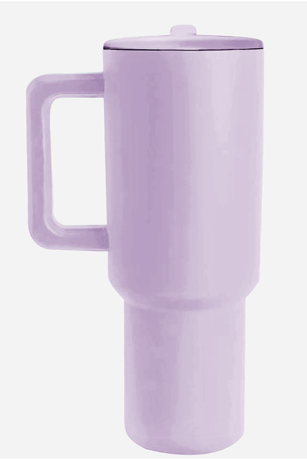 Frosted Stainless Handle Large Vacuum Cup with Straw 40oz Style