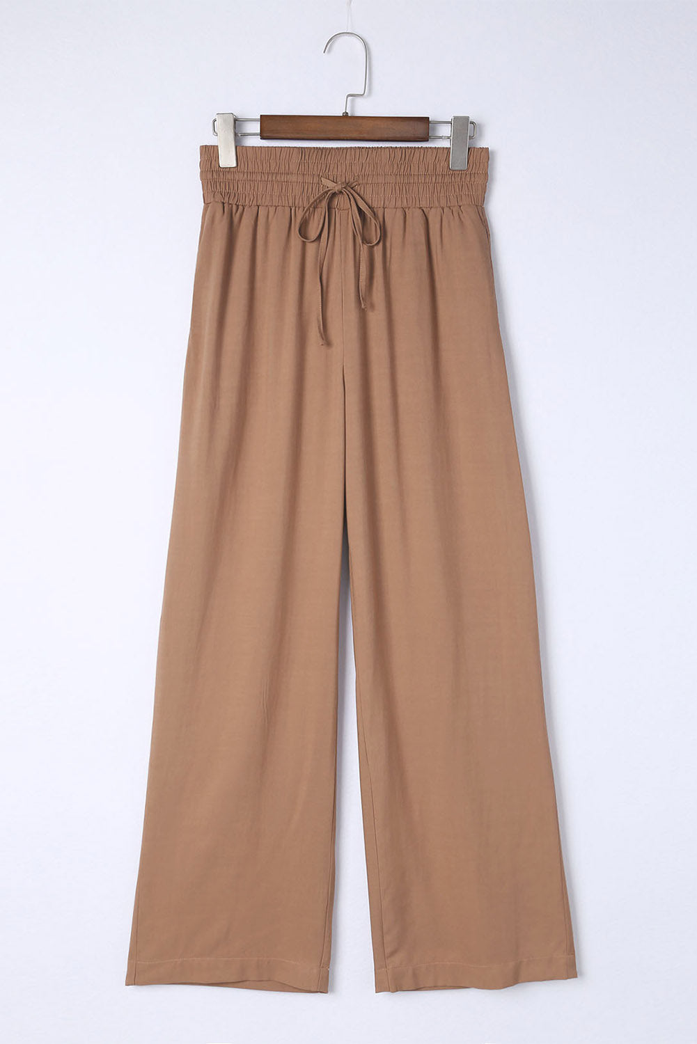 Women's Everyday Wide Drawcord Elastic Waist Leg Pants