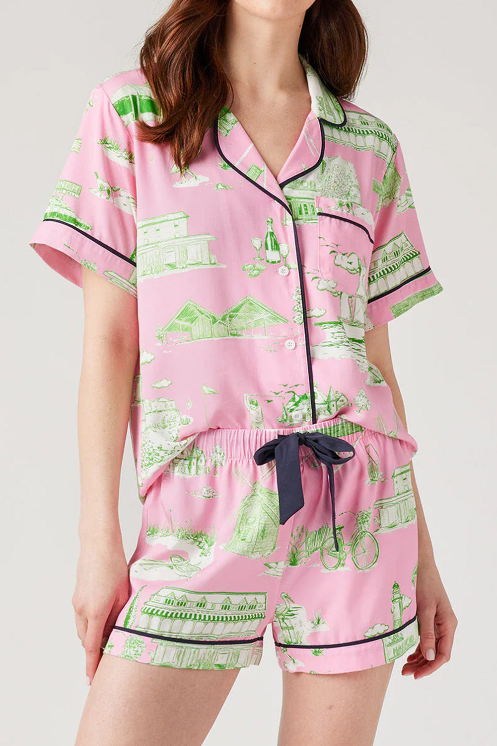 Holiday 2pcs Resort Short Pajama Set