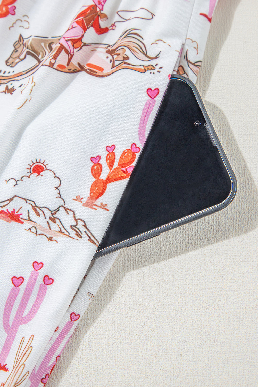 Cowgirl Country Print Pajamas Set Style
