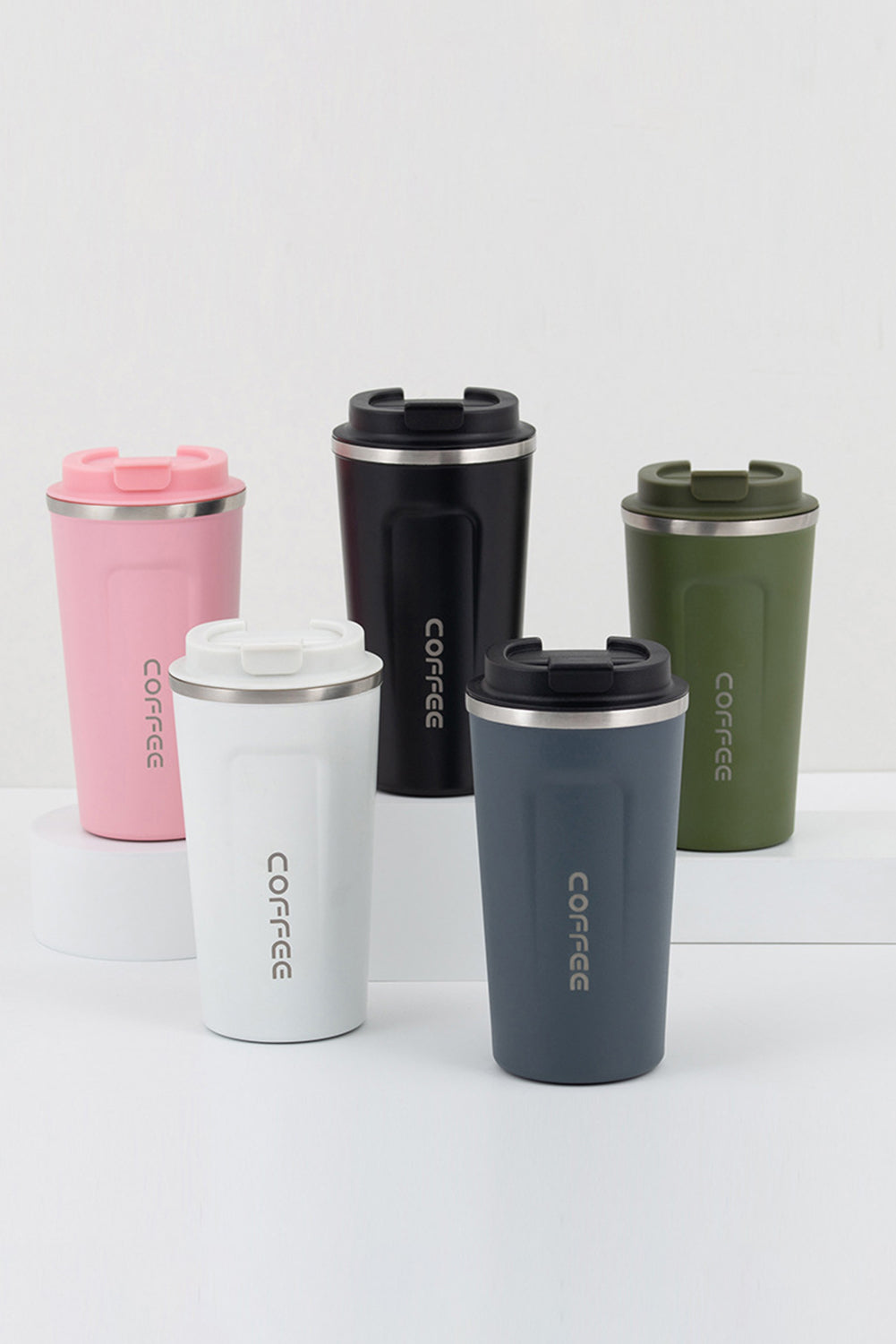 510ml Insulated Stainless Steel Reusable Travel Coffee Cup