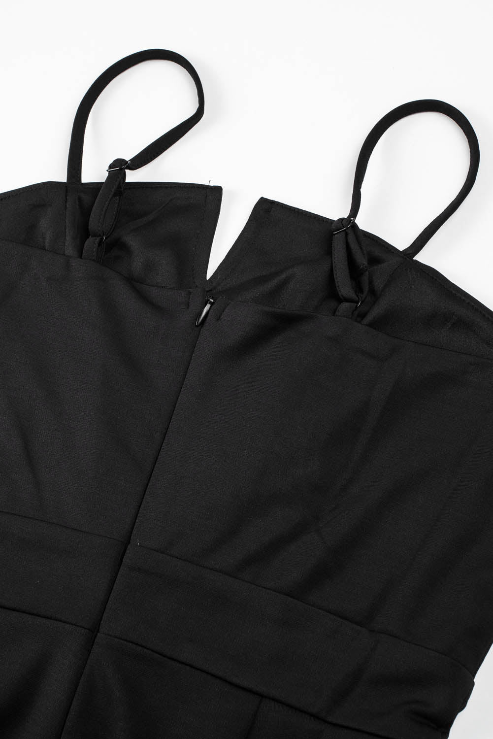 Women's Pockets Featuring Spaghetti Straps Slit Leg Jumpsuit with