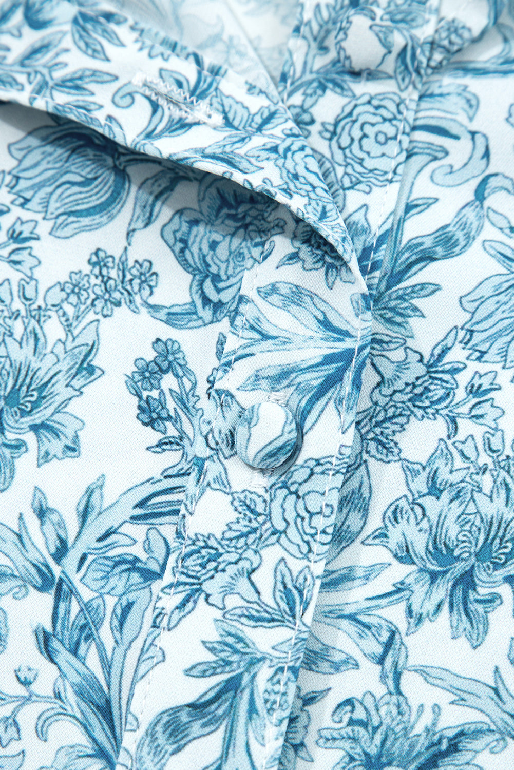Floral All Over Puff Sleeve Shirt