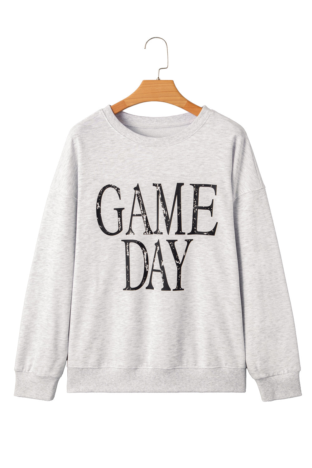 Washed GAME Retro GAME DAY Graphic Baggy Sweatshirt