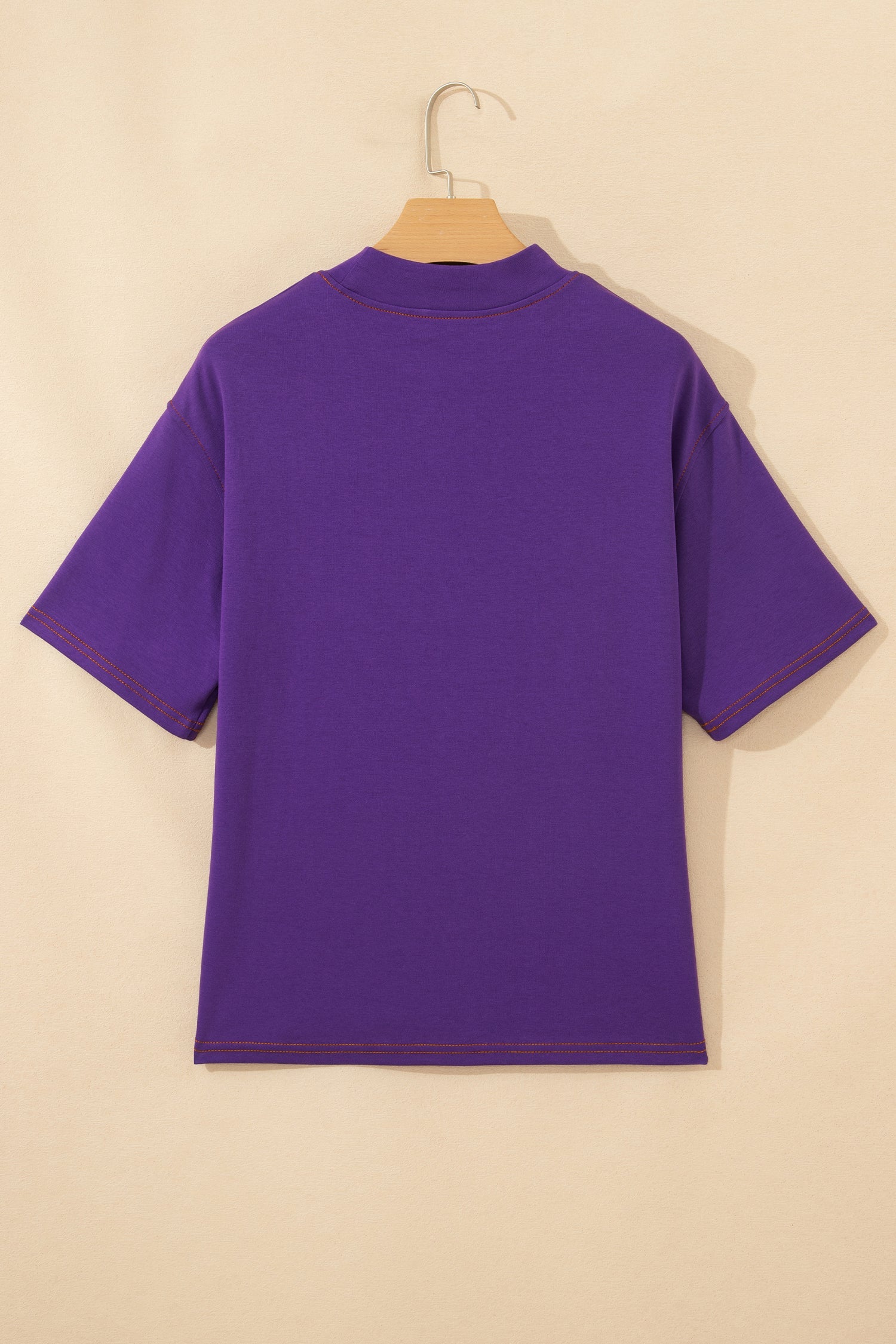 Reversible Contrast-Stitched T-Shirt
