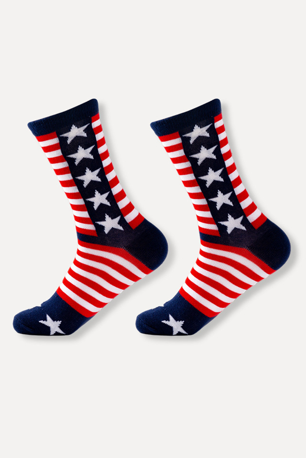 Inspired Stripes American Stripes Stars Crew Socks