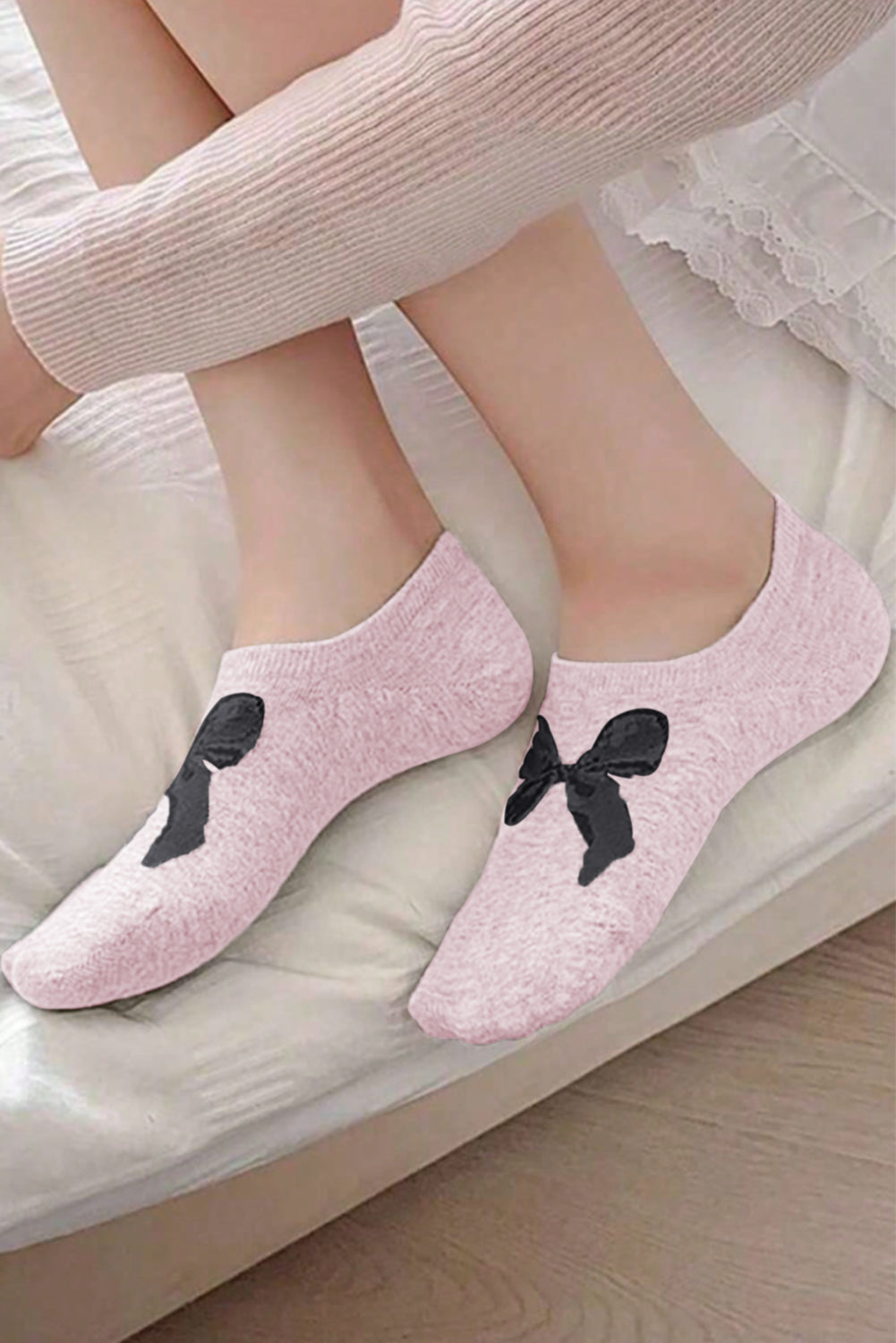 Bow No Knot Soft Show Socks