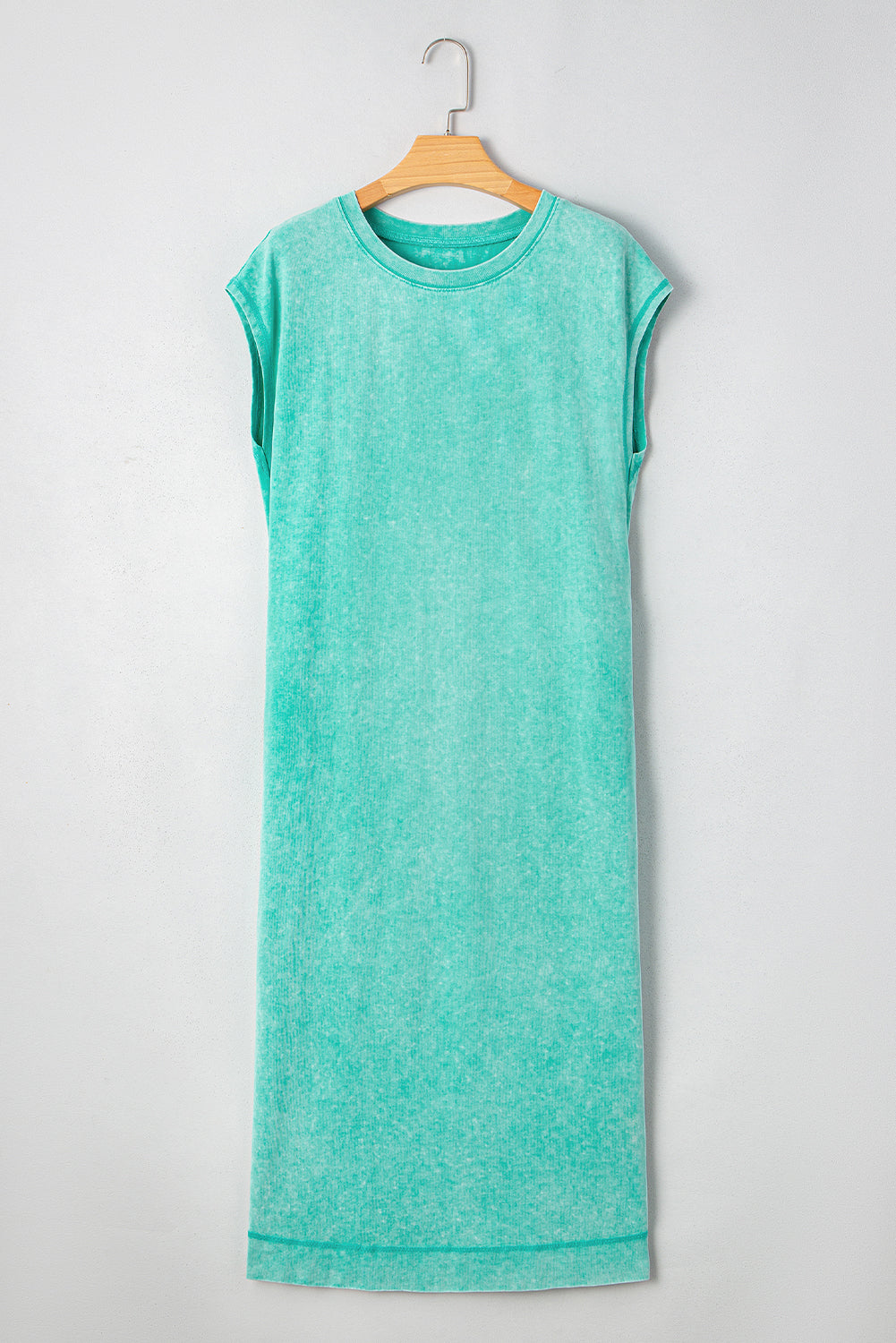 Mineral T-shirt Wash Pocket-Detail Long Dress