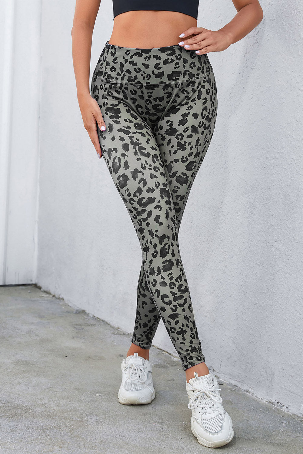 Leggings for Women Timeless Leopard-Print Print Active