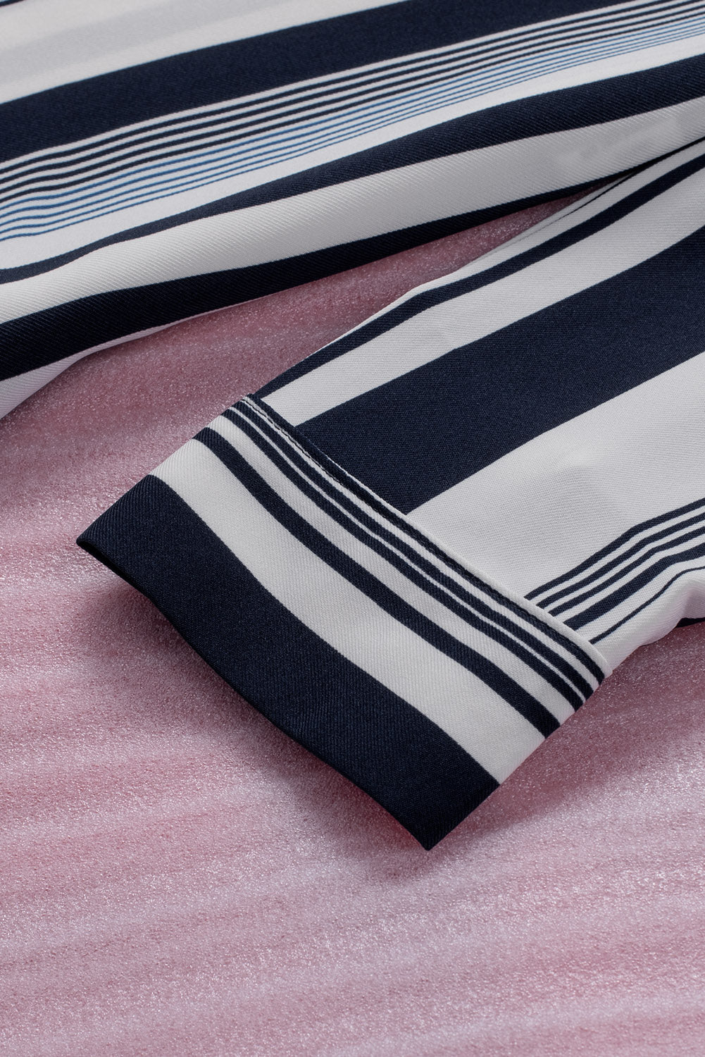 Women's Shirt with Navy Striped Contemporary Women