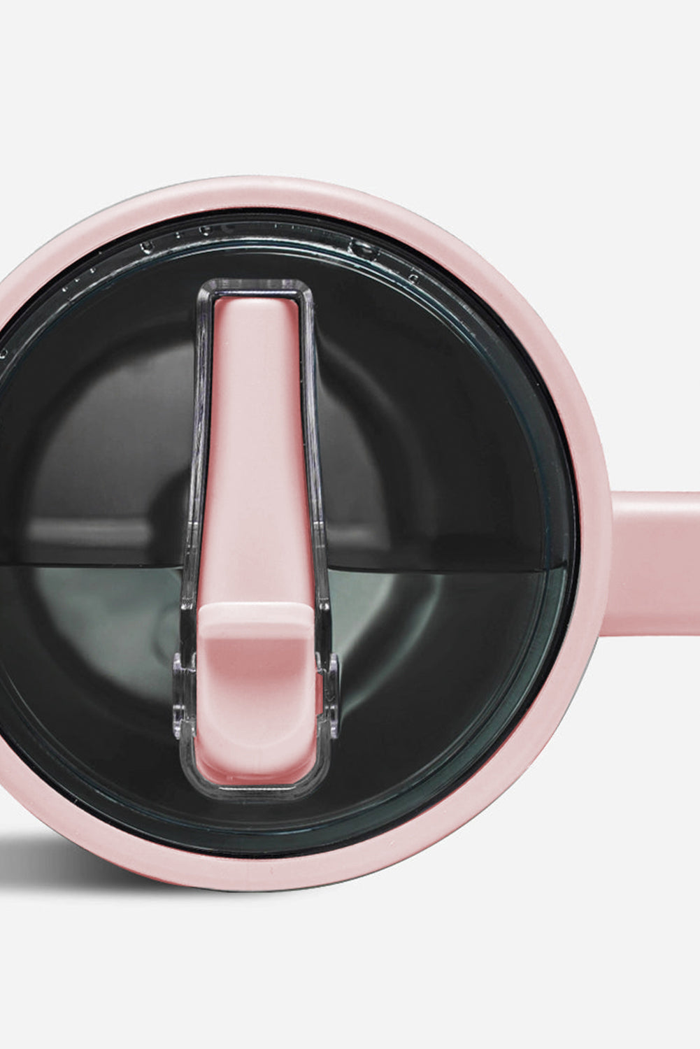 Frosted Large Stainless Handle Vacuum Cup with Straw 40oz