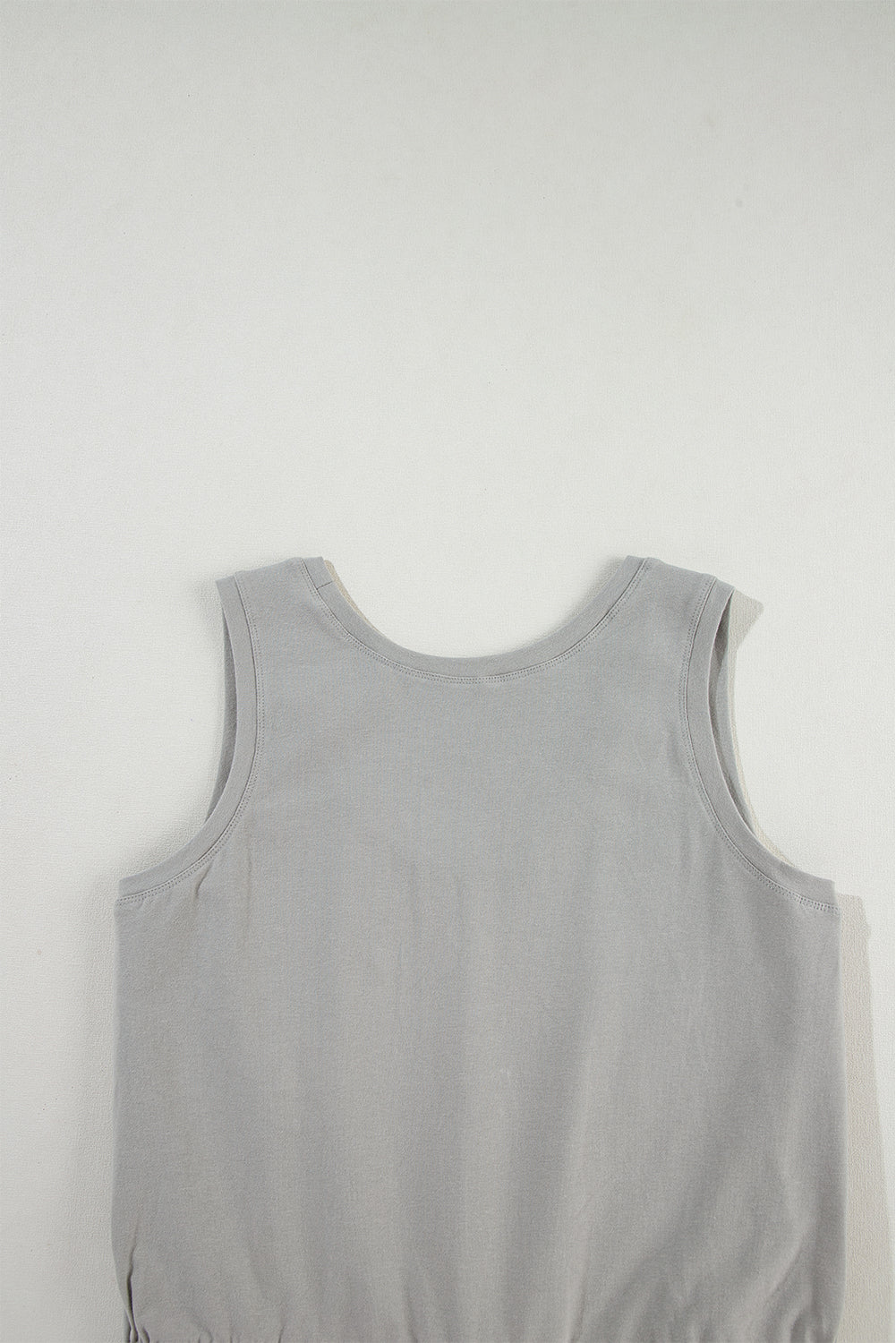 Women's Mini Dress Featuring Sleeveless Drawcord Waist