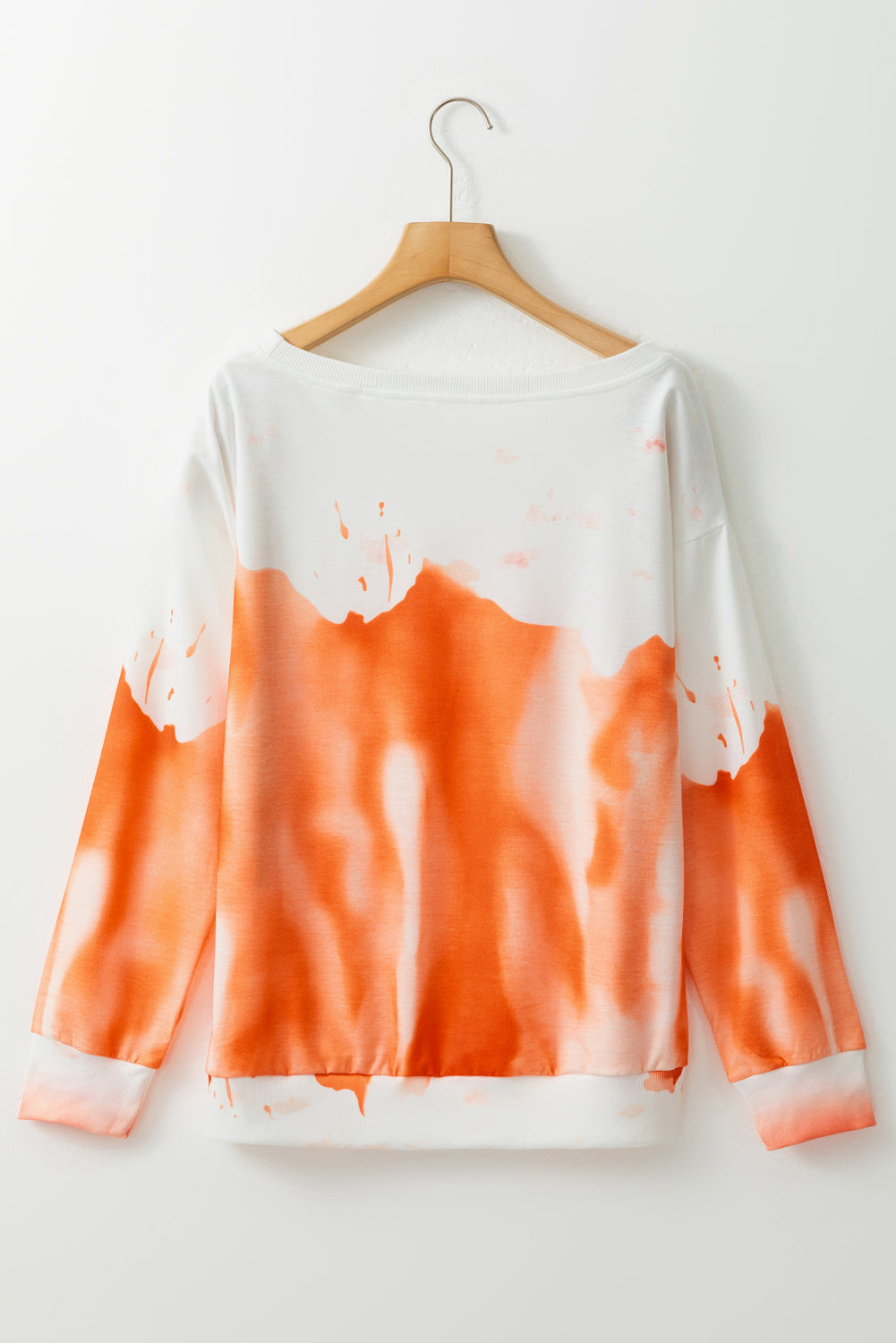 Sweat-shirt oversize à imprimé tie-dye