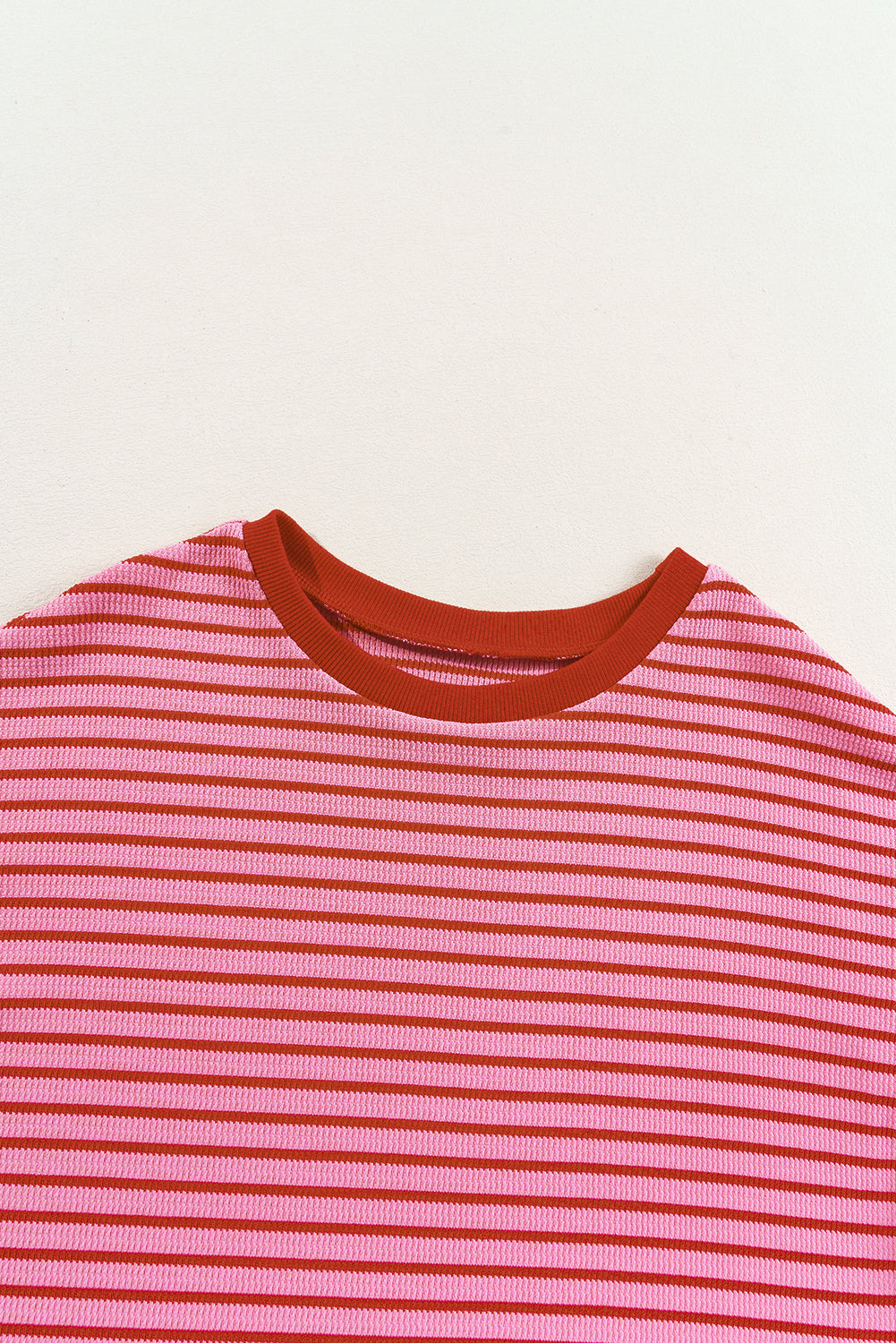 Knit Round-Neck T Shirt