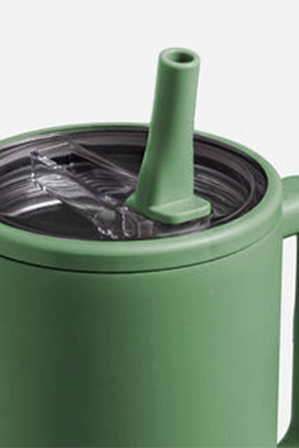 Handle Frosted Stainless Large Vacuum Cup with Straw 40oz Style