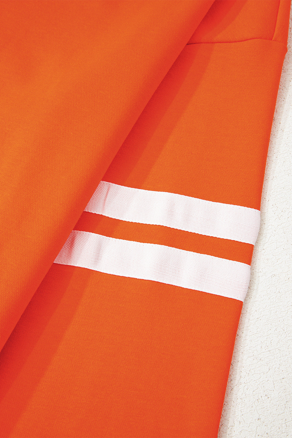 Detail Varsity Striped Drop-Shoulder Roomy Sweatshirt
