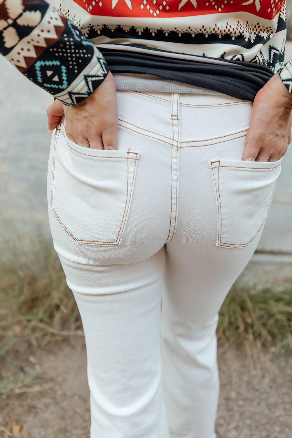 Flare Jeans for Women Light Washed Fly