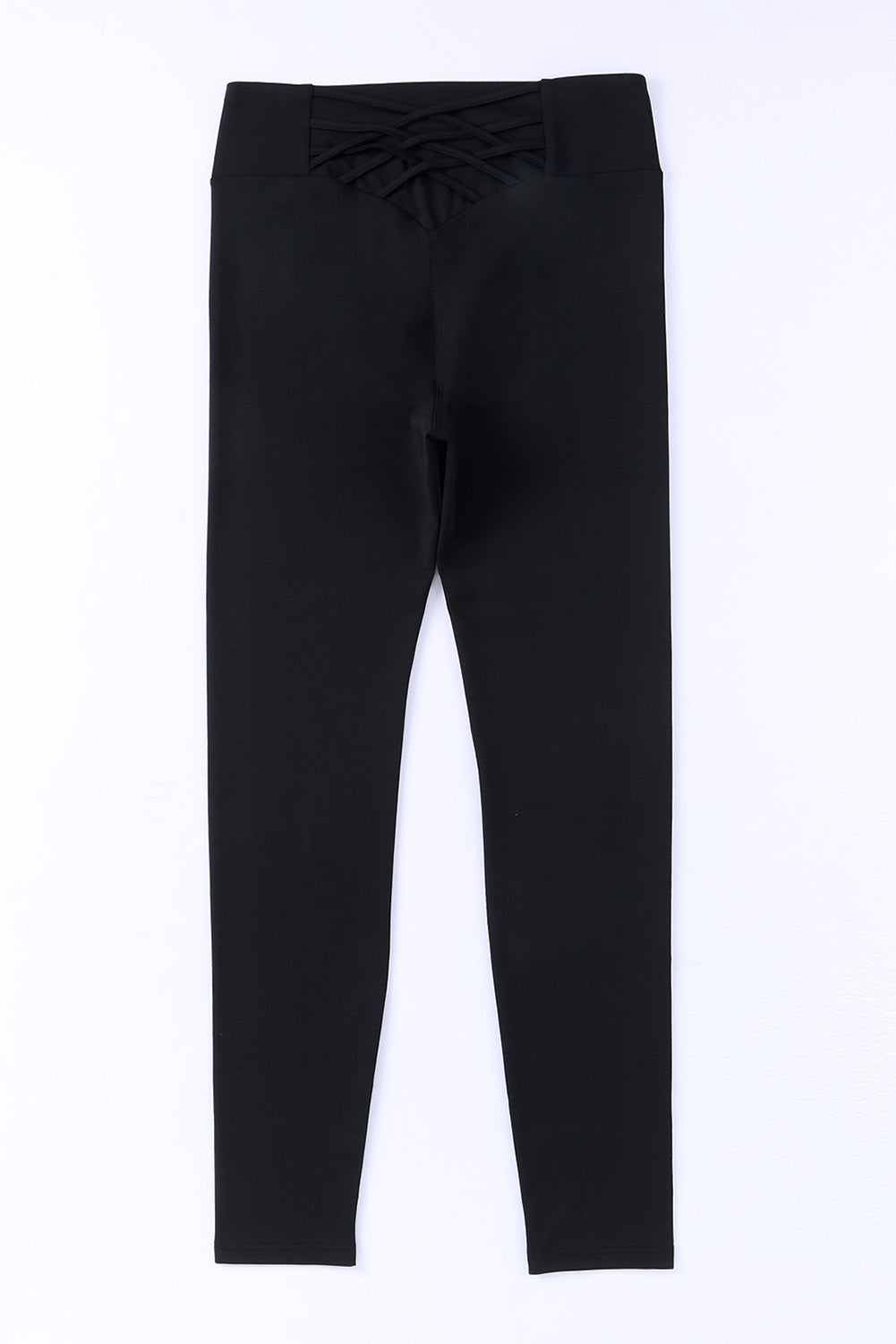 Women's Leggings with Tummy Control High-Rise Criss Cross